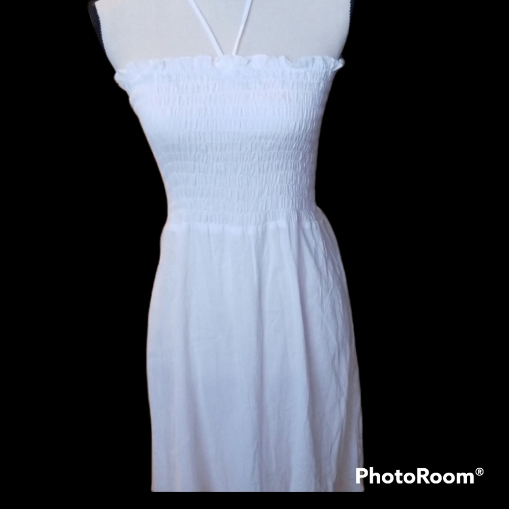 NWOT sheer halter dress